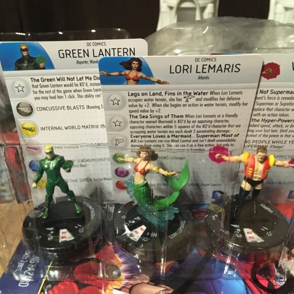 LOT OF HEROCLIX GREEN LANTERN THE AVENGERS POWER PLANT LOIS LANE MAXIMA VARTOX - Picture 4 of 10